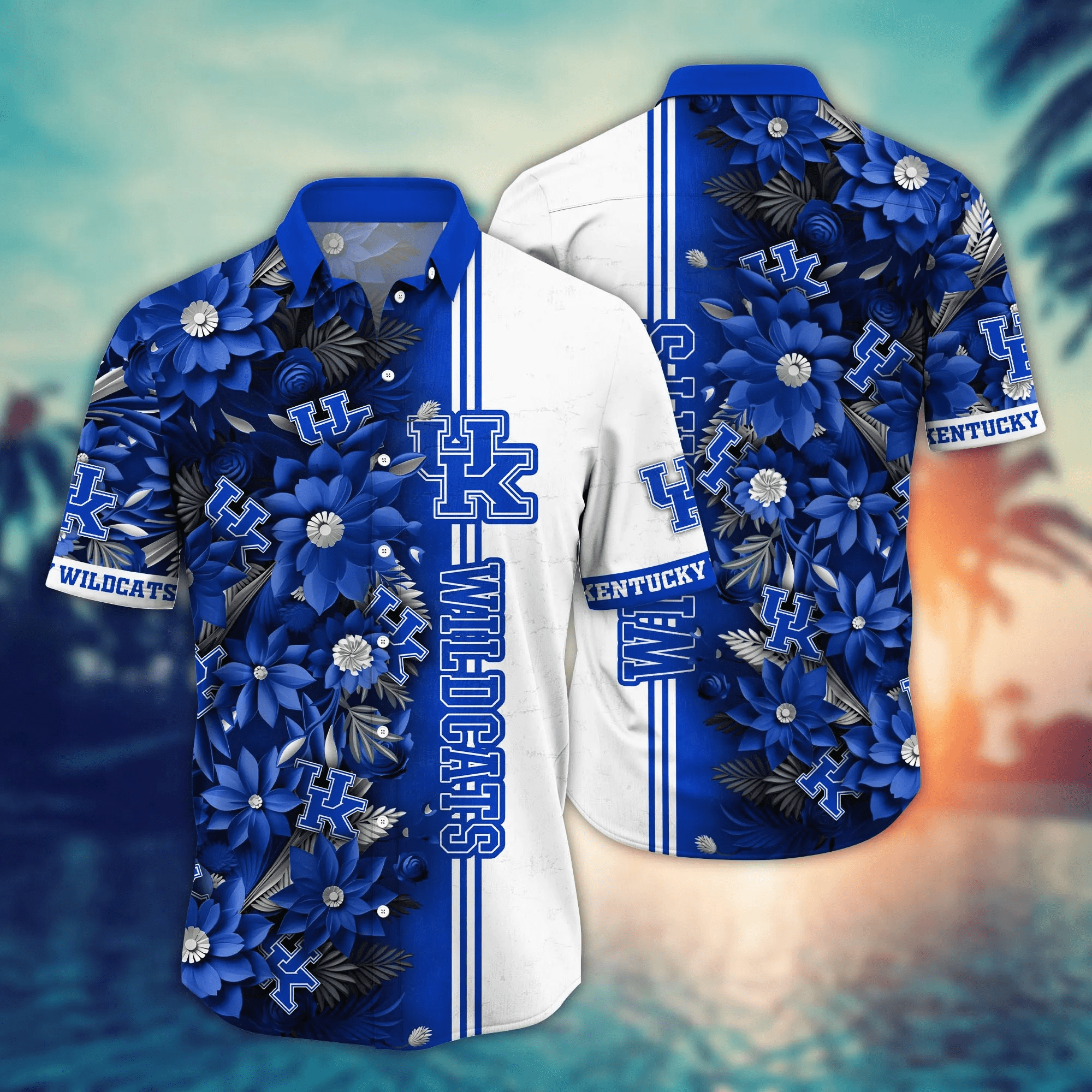 Kentucky Wildcats NCAA Hawaiian Shirt Custom Surfing Aloha Shirt Kentucky Wildcats NCAA Hawaiian Shirt Custom Surfing Aloha Shirt