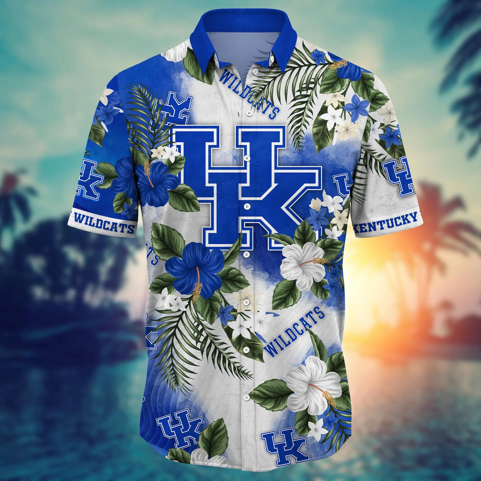 Kentucky Wildcats NCAA Hawaiian Shirt Midsummertime Aloha Shirt