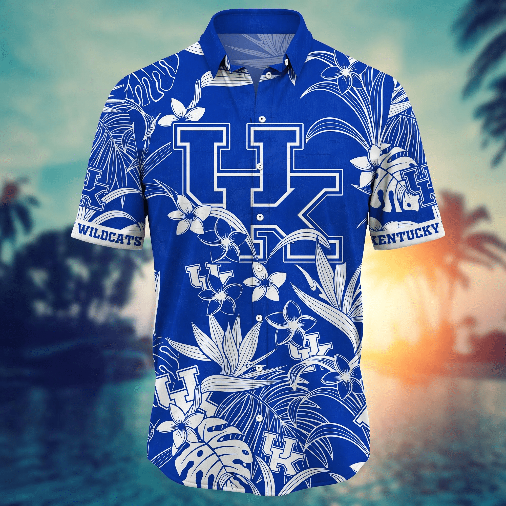 Kentucky Wildcats NCAA Hawaiian Shirt Sunglassestime Aloha Shirt