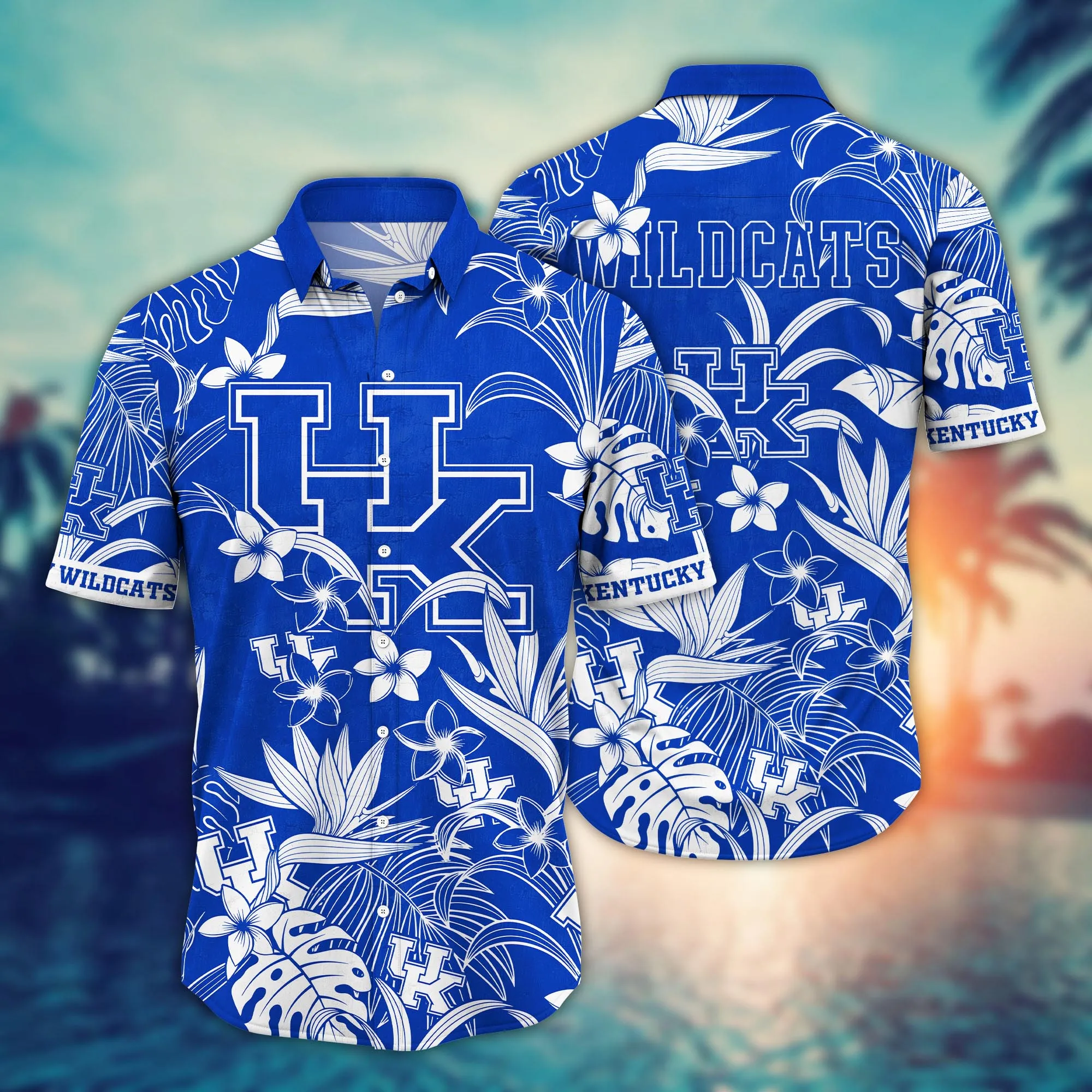 Kentucky Wildcats NCAA Hawaiian Shirt Sunglassestime Aloha Shirt Kentucky Wildcats NCAA Hawaiian Shirt Sunglassestime Aloha Shirt