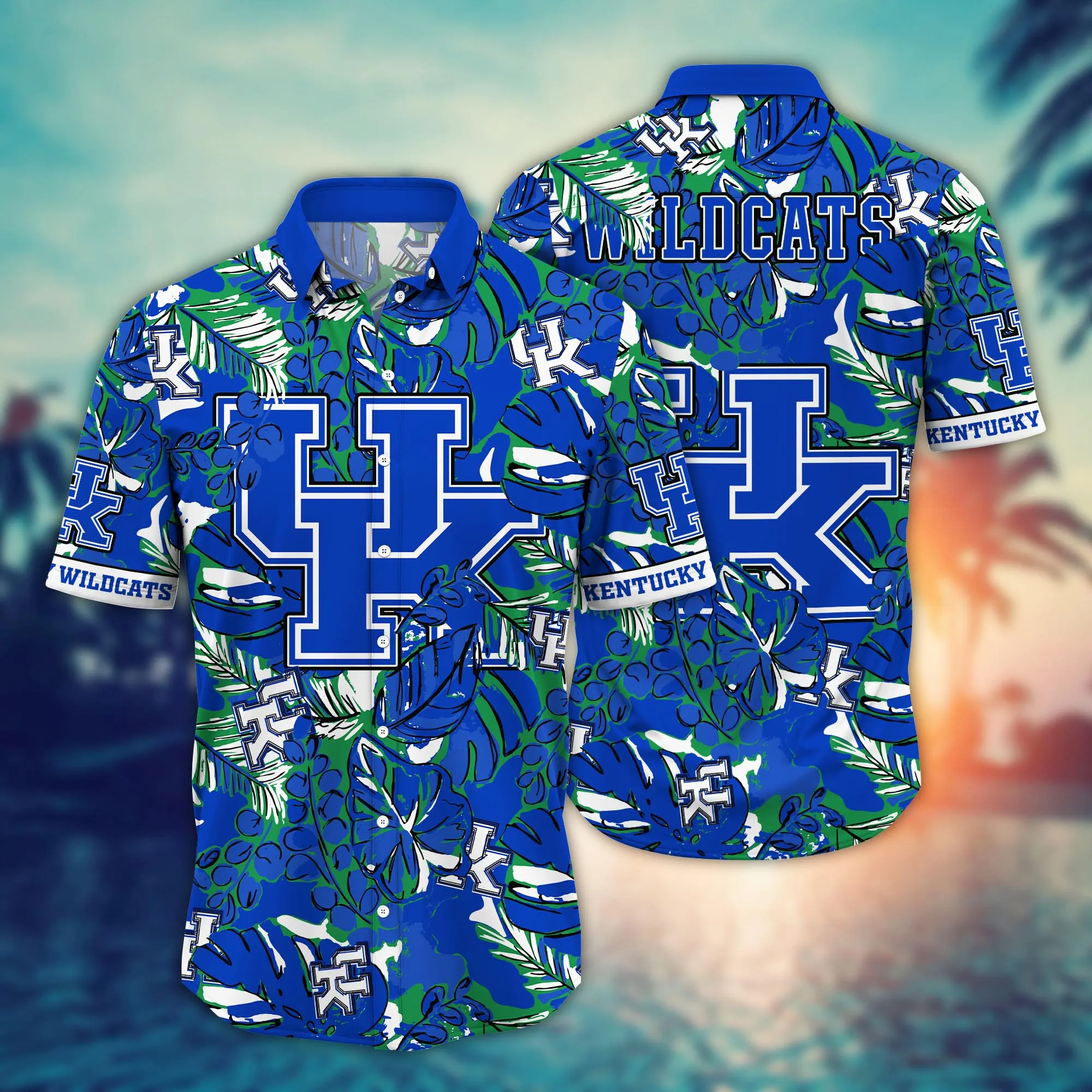 Kentucky Wildcats NCAA Hawaiian Shirt Sunning Aloha Shirt