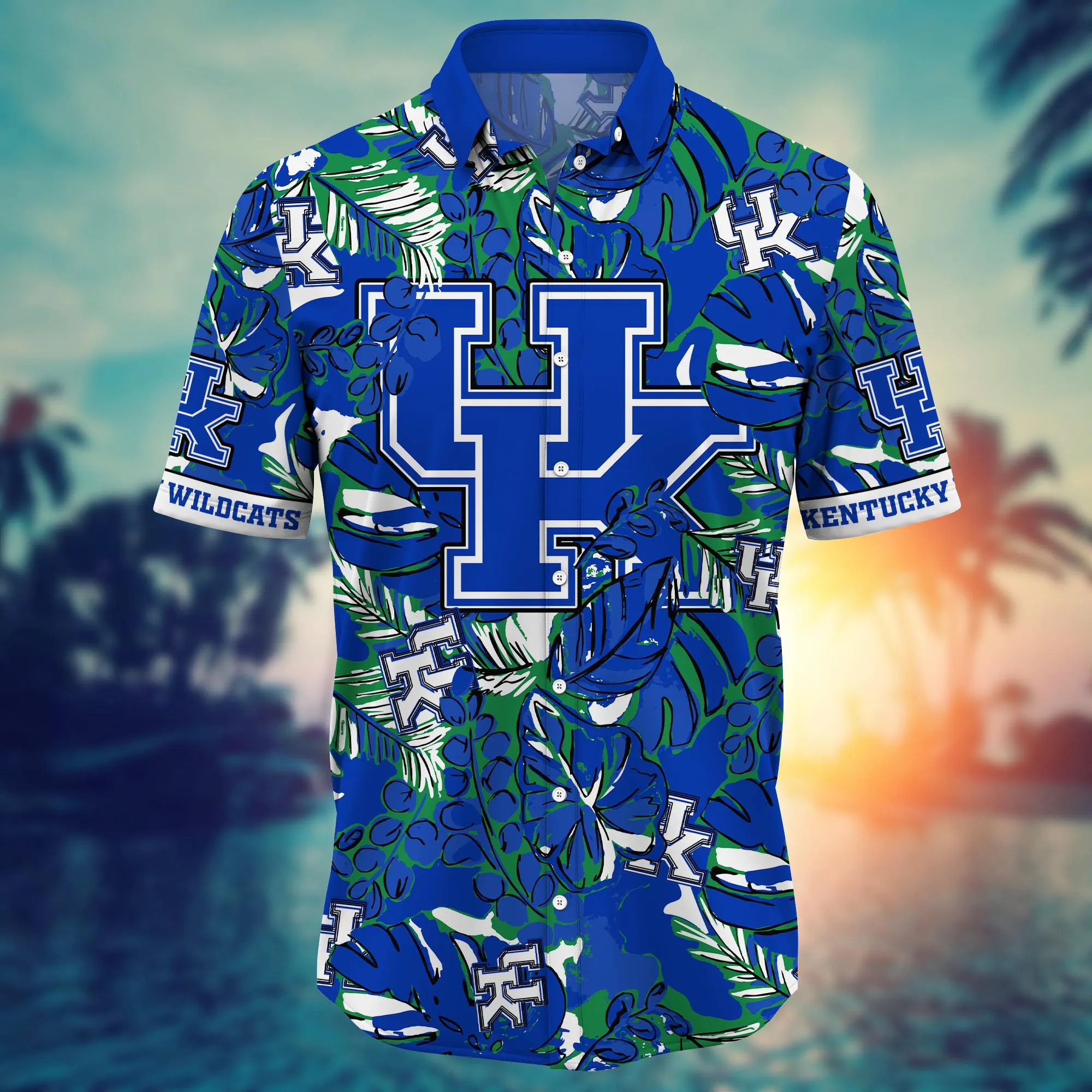 Kentucky Wildcats NCAA Hawaiian Shirt Sunning Aloha Shirt