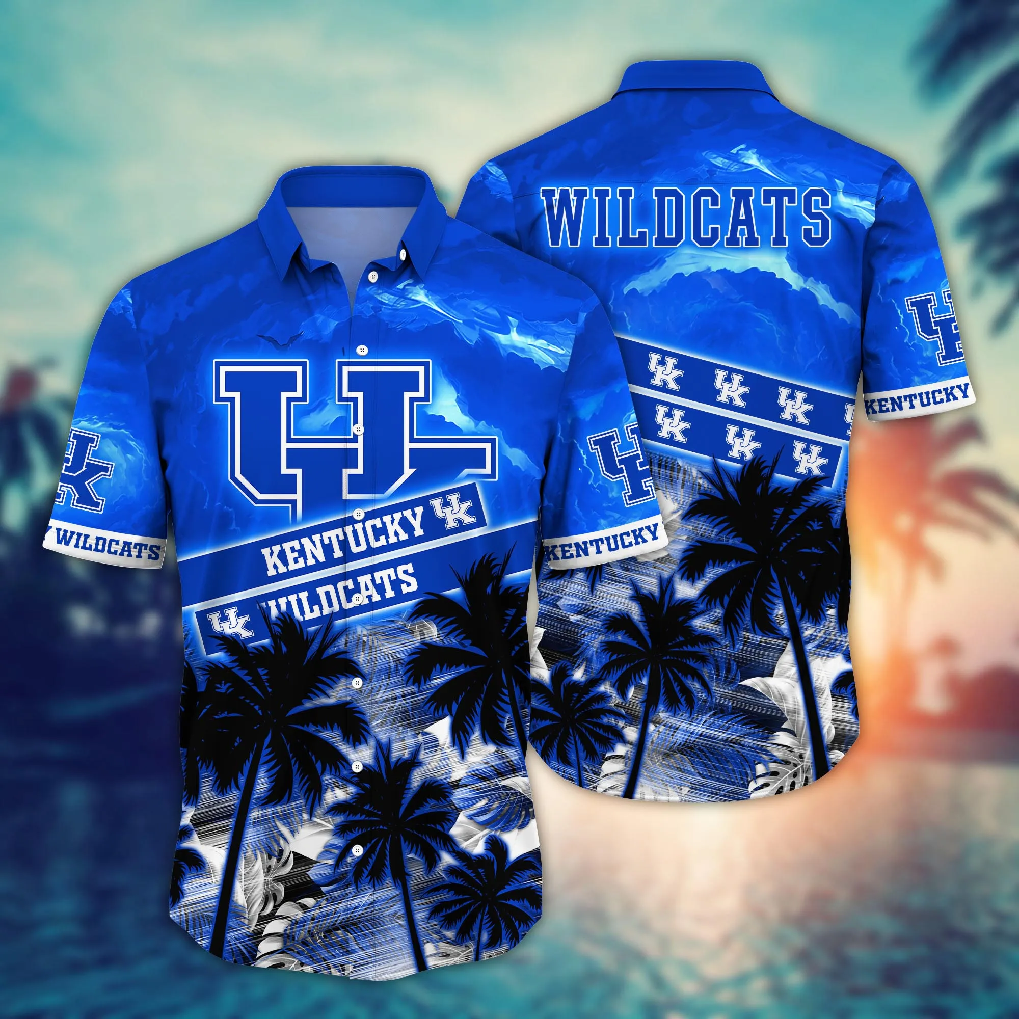 Kentucky Wildcats NCAA Hawaiian Shirt Surf Aloha Shirt