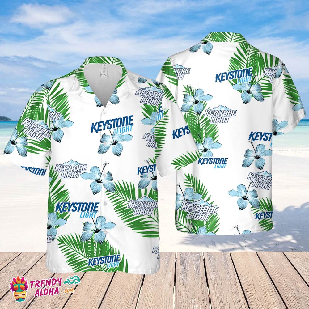 Keystone Light Hawaiian Hibiscus Flower Pattern,Tropical Beach Shirt, Hawaiian Flower Shirt, Hawaiian Beer Shirt Keystone Light Hawaiian Hibiscus Flower Pattern,Tropical Beach Shirt, Hawaiian Flower Shirt, Hawaiian Beer Shirt