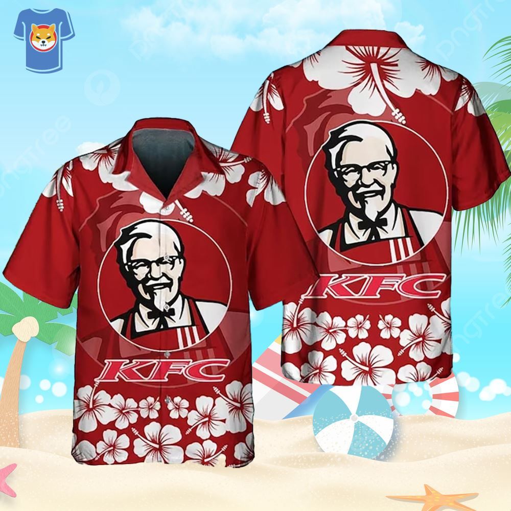 Kfc Food Tropical Flower Aloha Hawaiian Shirts
