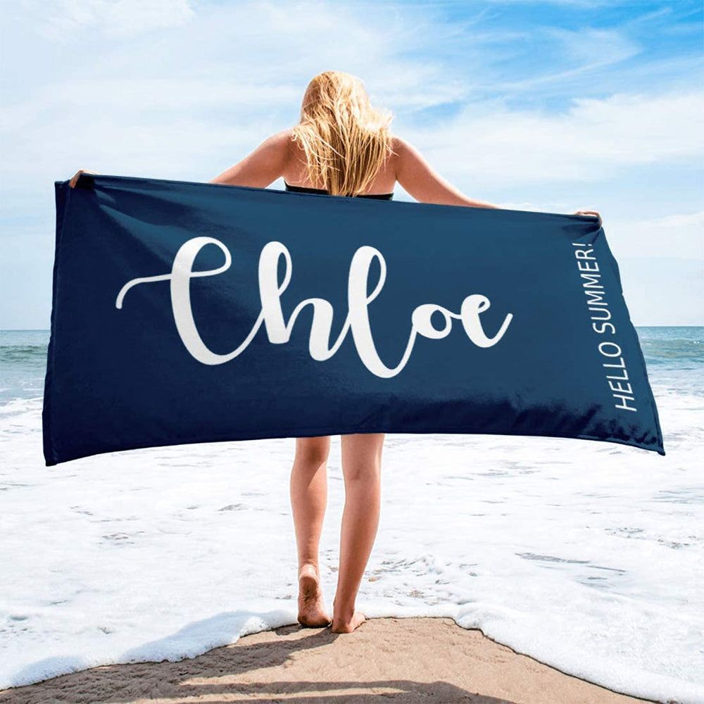 Kids Design Personalized Lovely Summer Beach Towels Unique Gift
