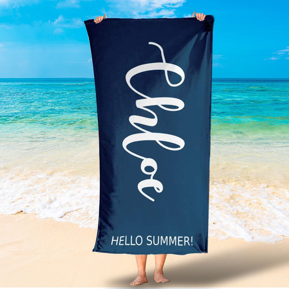Kids Design Personalized Lovely Summer Beach Towels Unique Gift