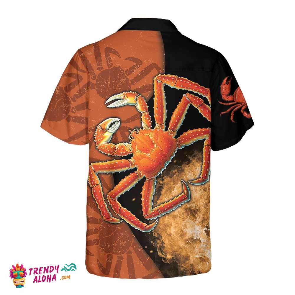 King Crab Hawaiian Shirt, Cool Crab Shirt For Men, King Crab Gift