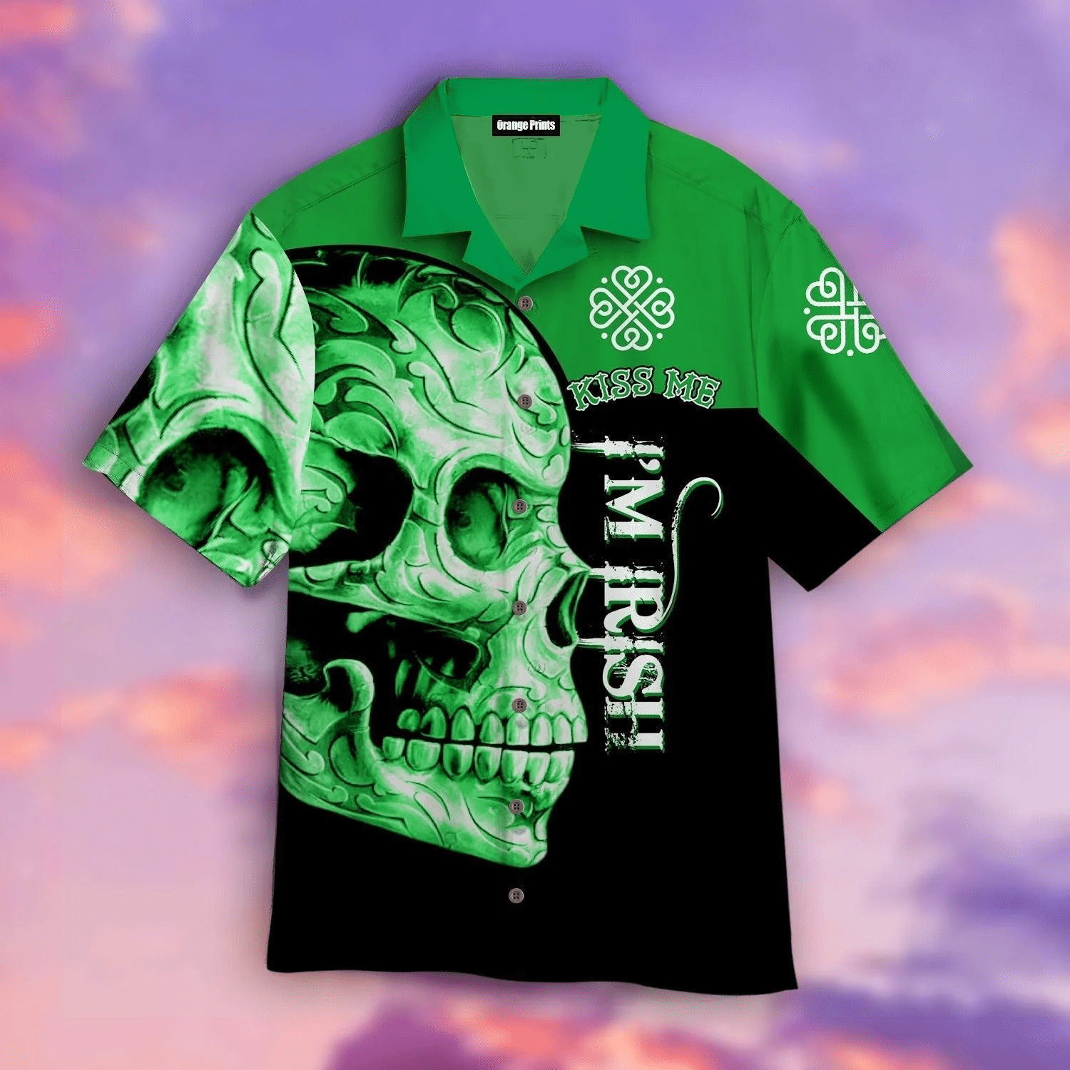 Kiss Me Im Irish St.Patrick Day Trendy Hawaiian Shirt For