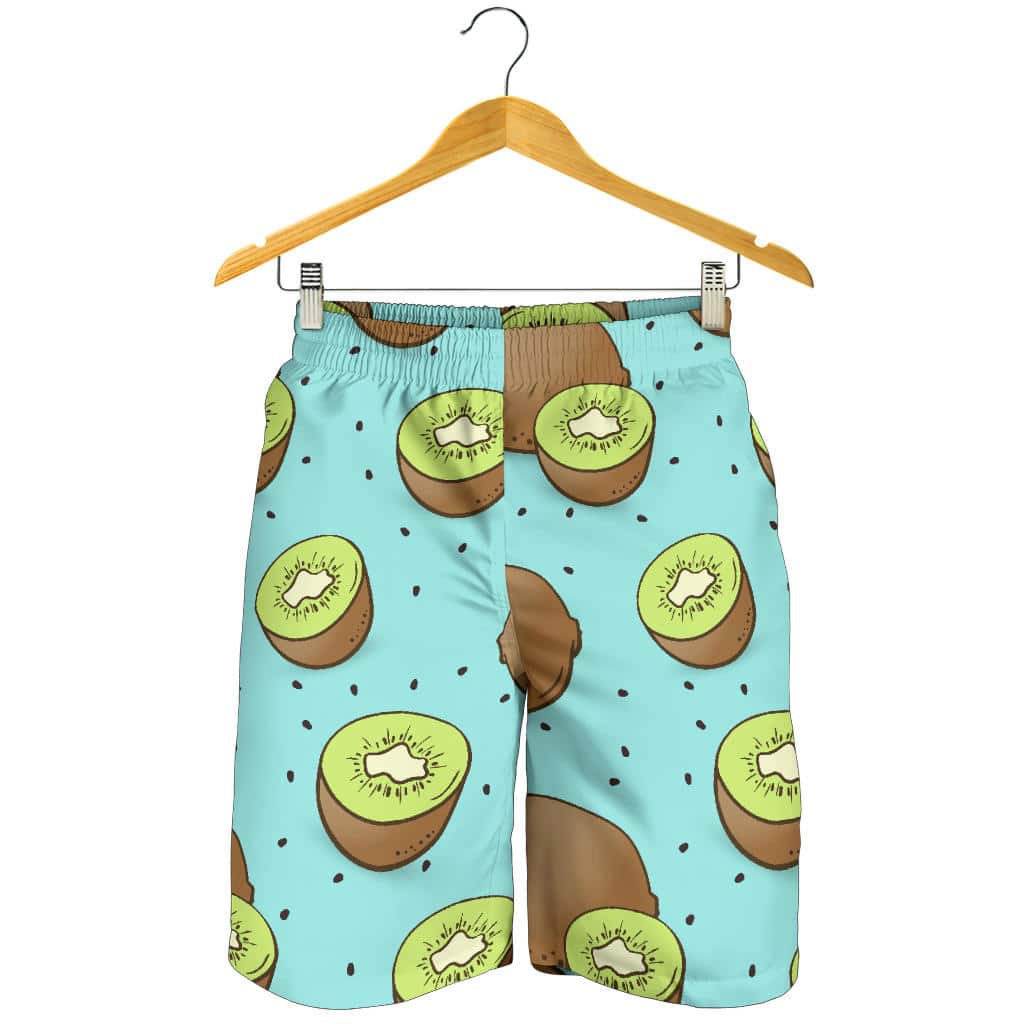 Kiwi Blue Background For Men Women Kid Shorts