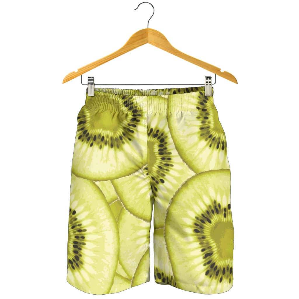 Kiwi Slice Patterned Shorts Perfect for the Whole Family