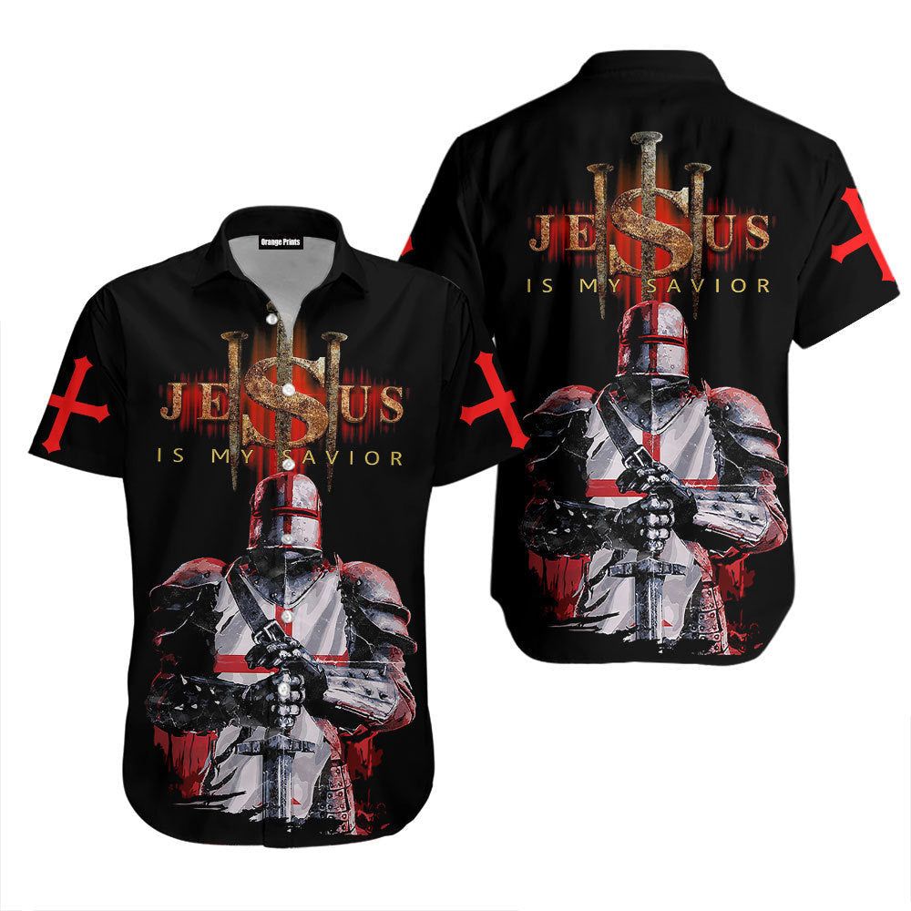 Knights Templar Jesus Aloha Hawaiian Shirts For Men & For Women | Knights Templar Jesus Aloha Hawaiian Shirts For Men & For Women |