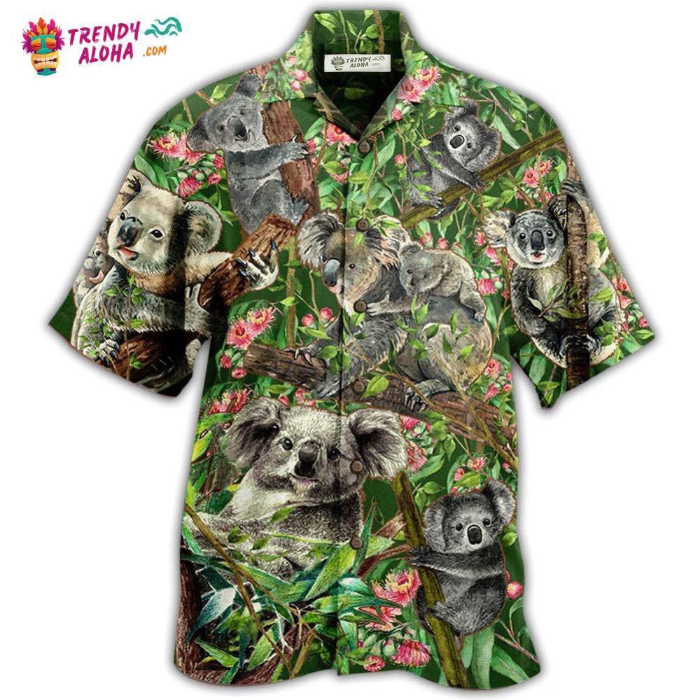 Koala Love Christmas Tree Hawaiian Shirt – Trendy Aloha Koala Love Christmas Tree Hawaiian Shirt – Trendy Aloha