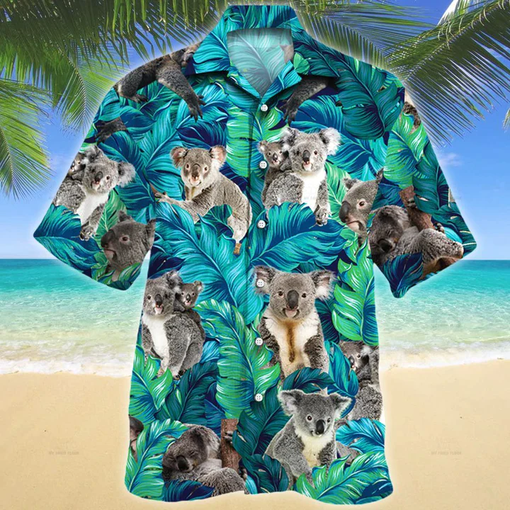 Koala Lovers Gift Trendy Hawaiian Shirt, Animal Trendy Hawaiian Shirt Men, Women, Short Sleeve Hawaiian Aloha Shirt Koala Lovers Gift Trendy Hawaiian Shirt, Animal Trendy Hawaiian Shirt Men, Women, Short Sleeve Hawaiian Aloha Shirt