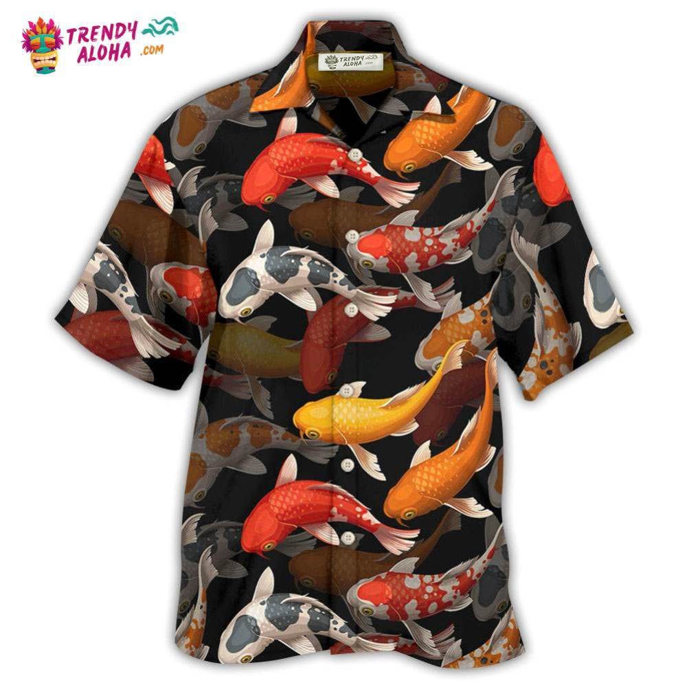 Koi Fish Basic Lovely Hawaiian Shirt – Trendy Aloha