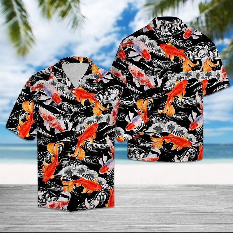 Koi Fish Trendy Hawaiian Shirt