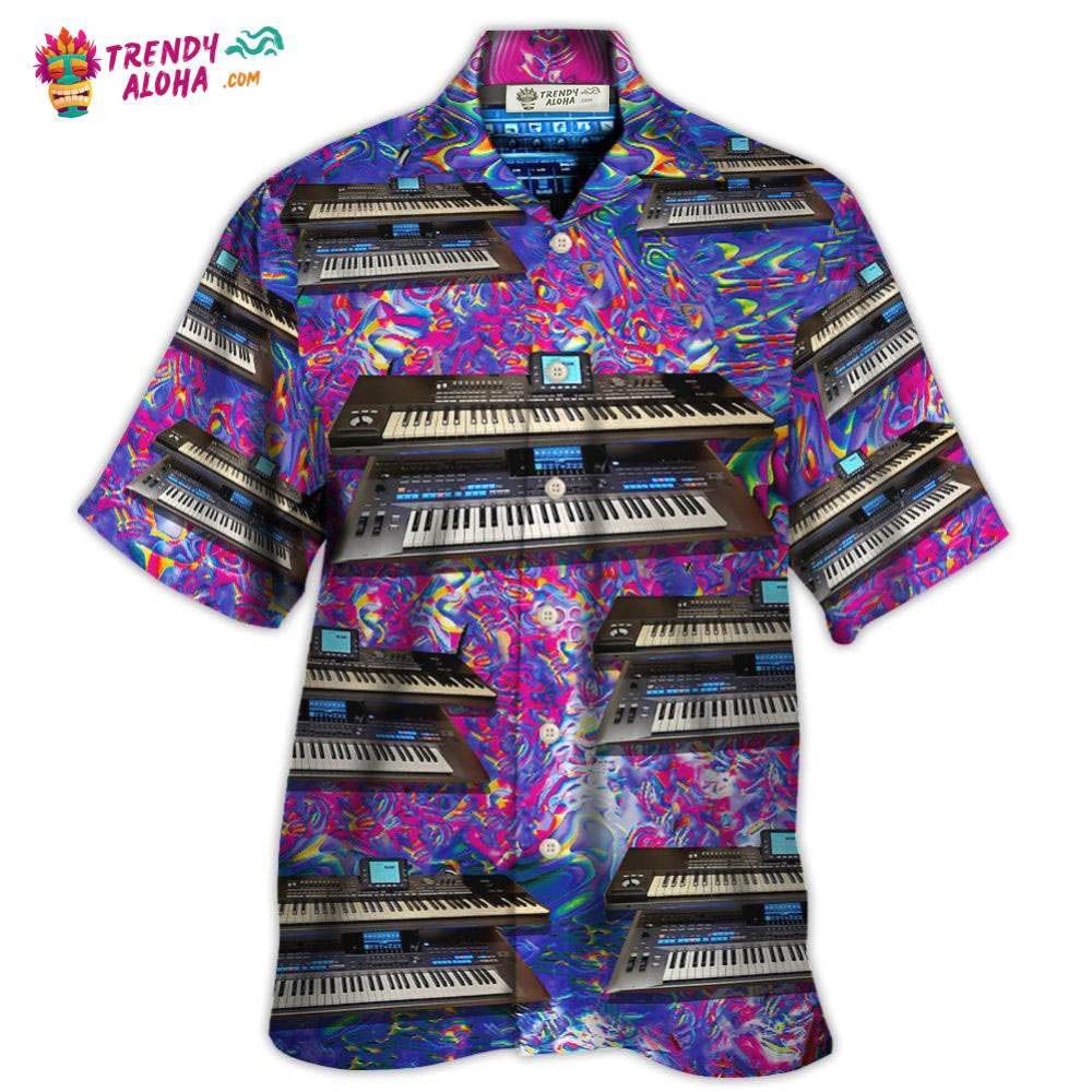 Korg Keyboards Lover Style Hawaiian Shirt – Trendy Aloha Korg Keyboards Lover Style Hawaiian Shirt – Trendy Aloha