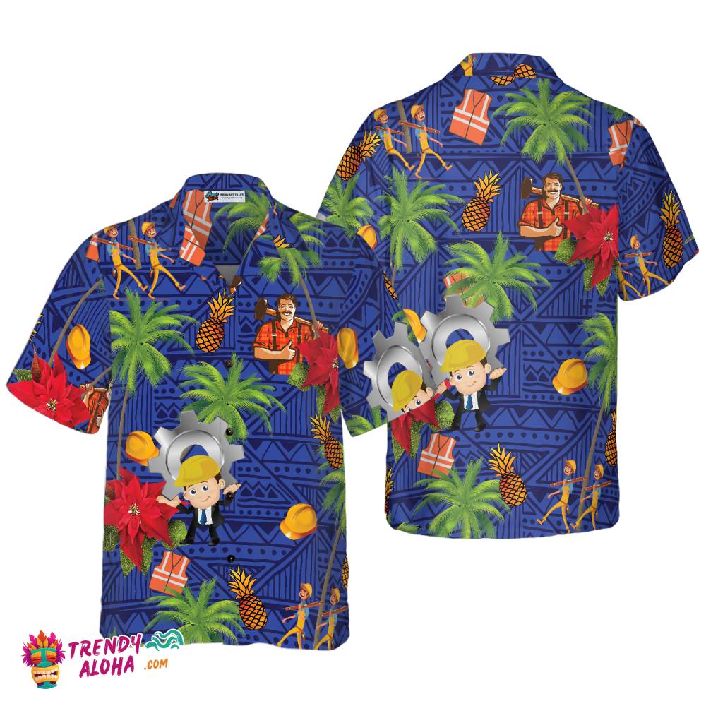 Laborer Proud Hawaiian Shirt Laborer Proud Hawaiian Shirt