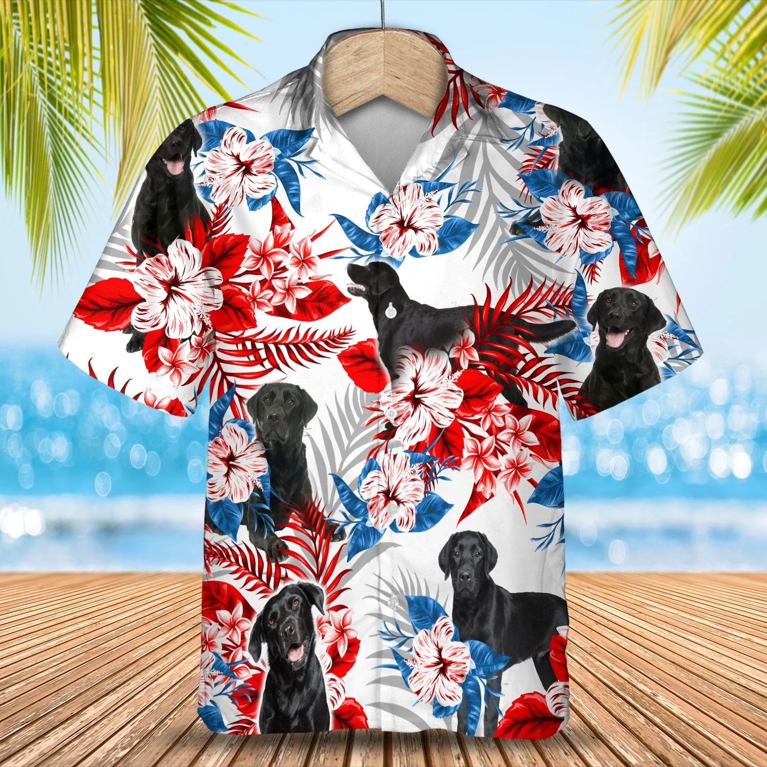 Labrador Black Trendy Hawaiian Shirt – Summer Aloha Shirt, Trendy Hawaiian Shirt For Men And Women