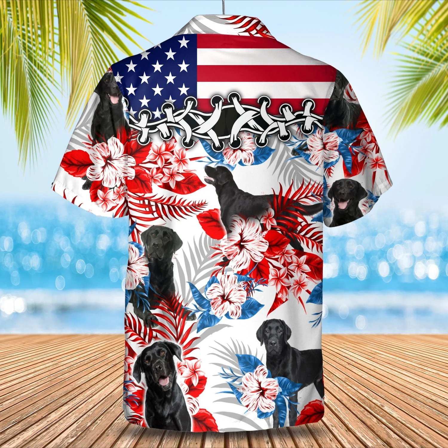 Labrador Black Trendy Hawaiian Shirt Summer Aloha Shirt, Trendy Hawaiian Shirt For Men And Women