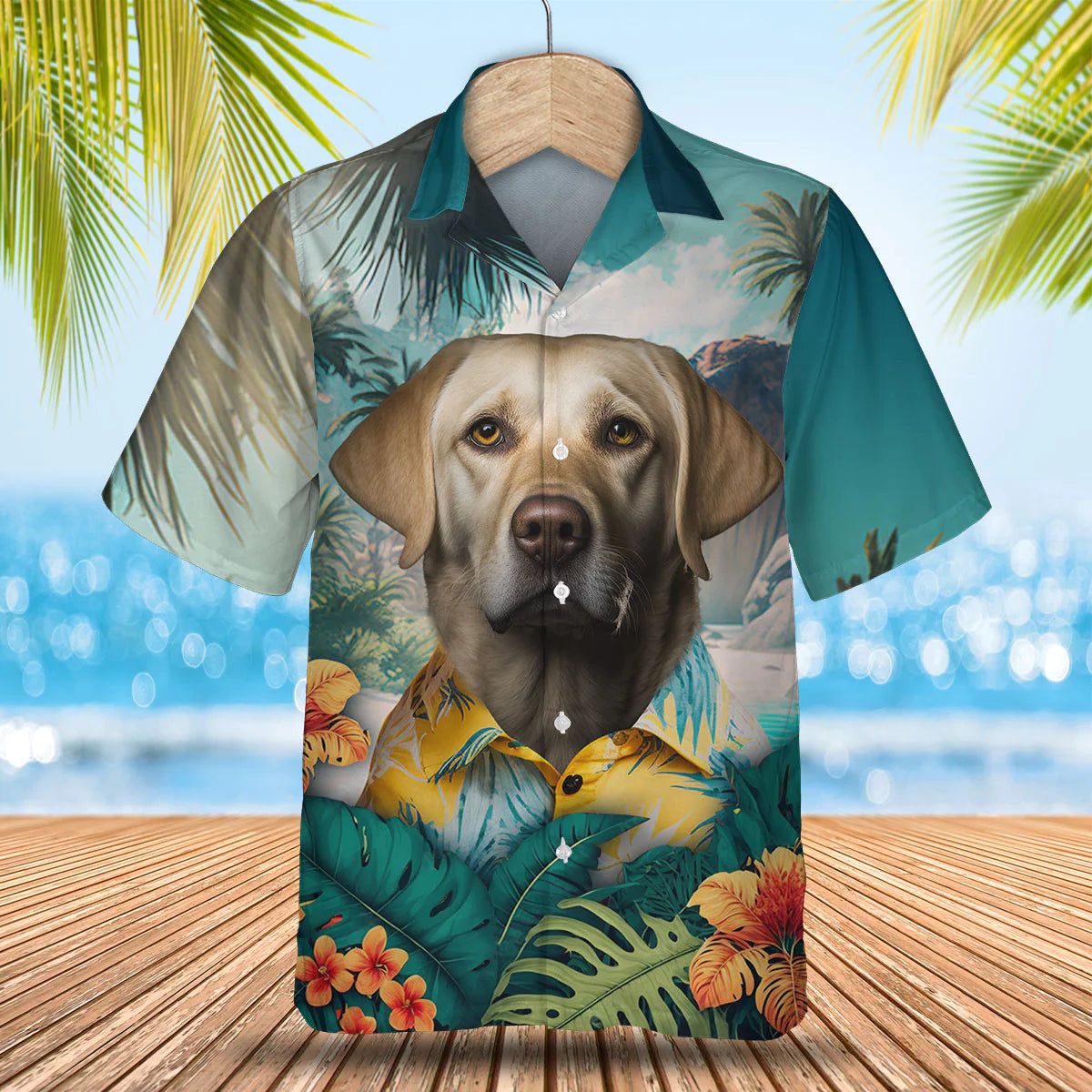 Labrador Retriever 2 – 3D Tropical Trendy Hawaiian Shirt Labrador Retriever 2 – 3D Tropical Trendy Hawaiian Shirt
