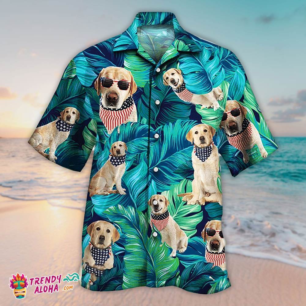 Labrador Retriever Hawaiian Shirt Dog Pattern For Men And Women, Aloha Hawaiian Shirts