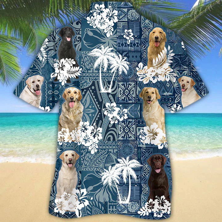 Labrador Retriever Trendy Hawaiian Shirt