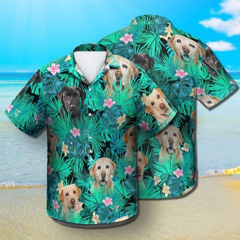 Labrador Retriever Trendy Hawaiian Shirt, Dog Summer Leaves Trendy Hawaiian Shirt, Unisex Print Aloha Short Sleeve Casual Shirt Summer Gifts Labrador Retriever Trendy Hawaiian Shirt, Dog Summer Leaves Trendy Hawaiian Shirt, Unisex Print Aloha Short Sleeve Casual Shirt Summer Gifts