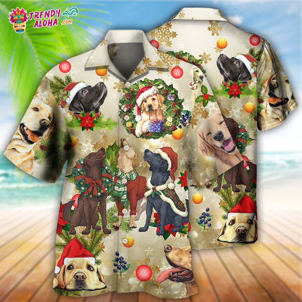 Labrador Retriever Xmas Is Better With Labrador Retriever Hawaiian Shirt – Trendy Aloha