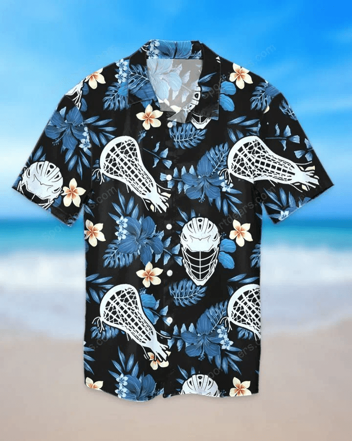 Lacrosse – Lacrosse Tropical Trendy Hawaiian Shirt, Summer Gift, Trendy Hawaiian Shirts For Men, Aloha Beach Shirt