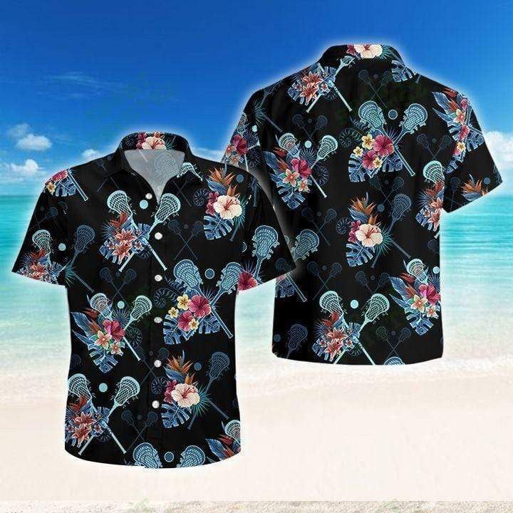 Lacrosse Tropical Hawaiian Shirt