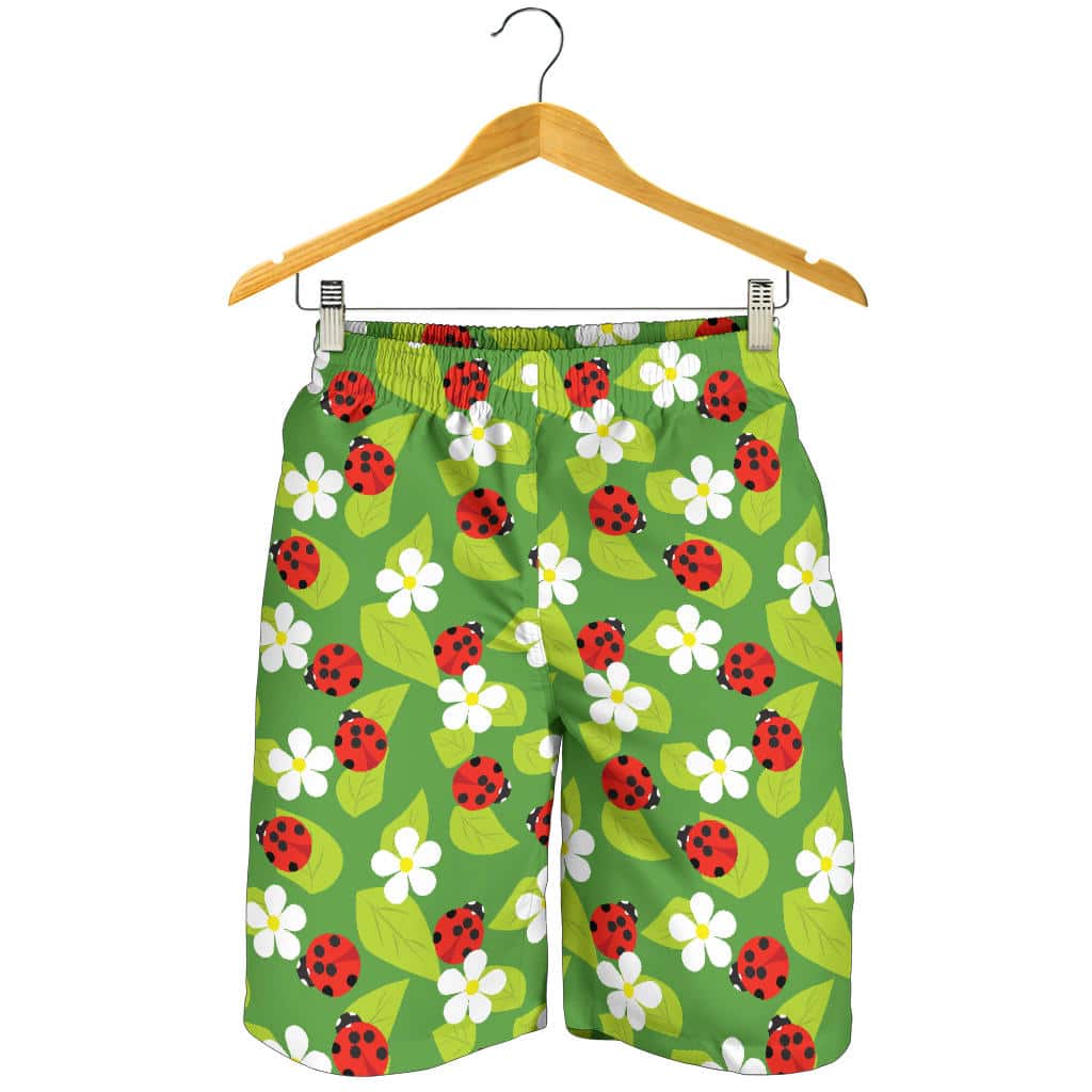 Ladybug Pattern Print Design 01 For Men Women Kid Shorts