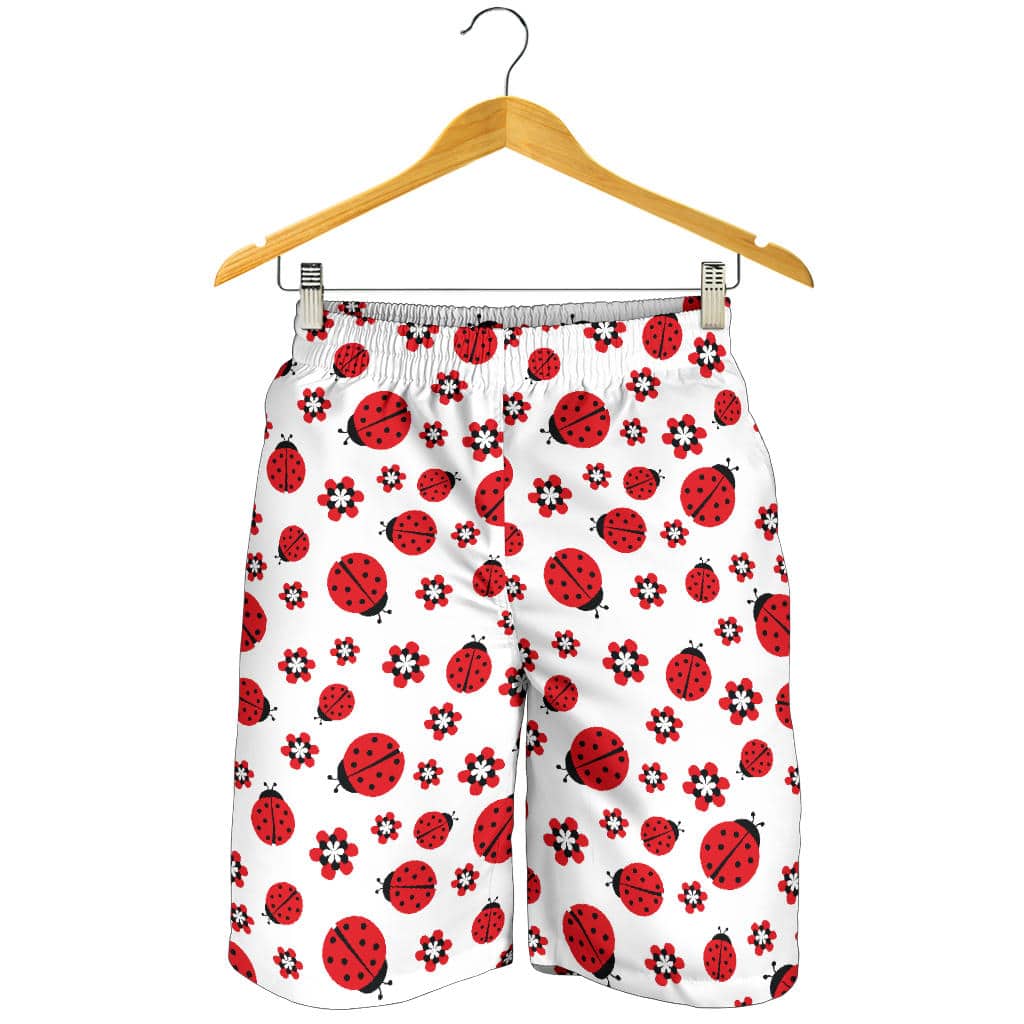 Ladybug Pattern Print Design 04 For Men Women Kid Shorts