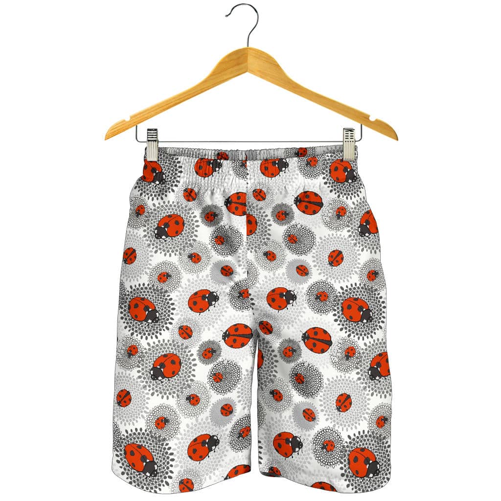 Ladybug Pattern Print Design 05 For Men Women Kid Shorts