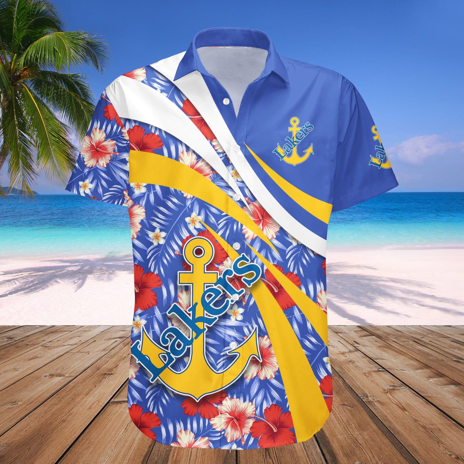 Lake Superior State Lakers Hawaii Shirt Hibiscus Sport Style – NCAA