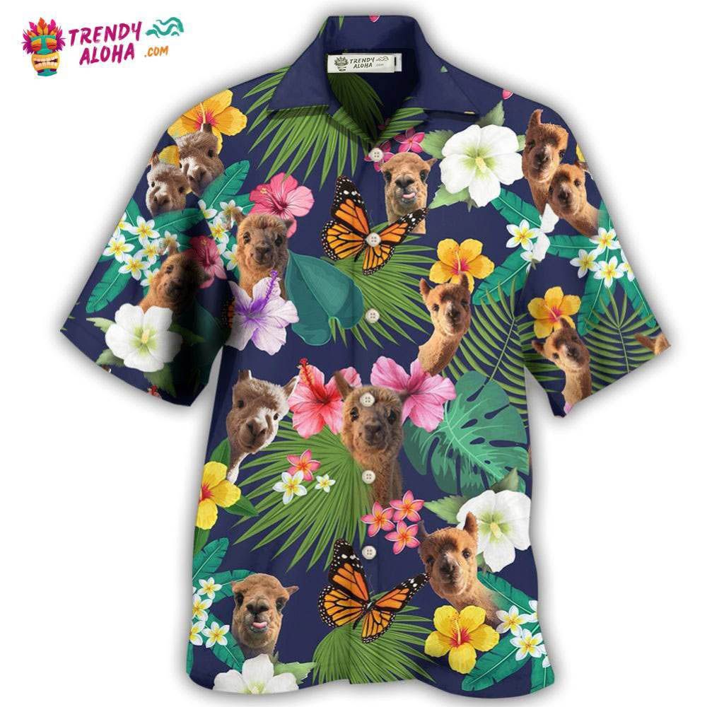 Lama Love Life Hawaiian Shirt – Trendy Aloha Lama Love Life Hawaiian Shirt – Trendy Aloha