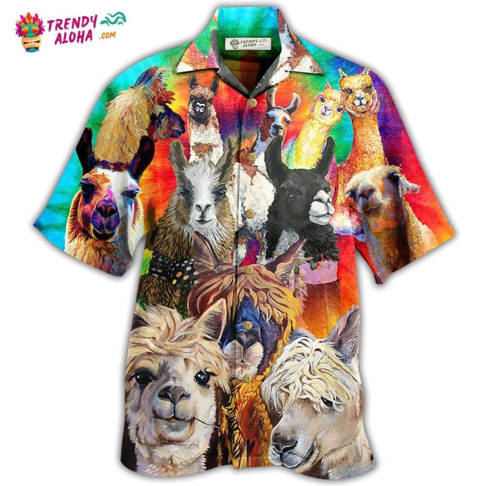 Lama Smile Happy Life Hawaiian Shirt – Trendy Aloha Lama Smile Happy Life Hawaiian Shirt – Trendy Aloha