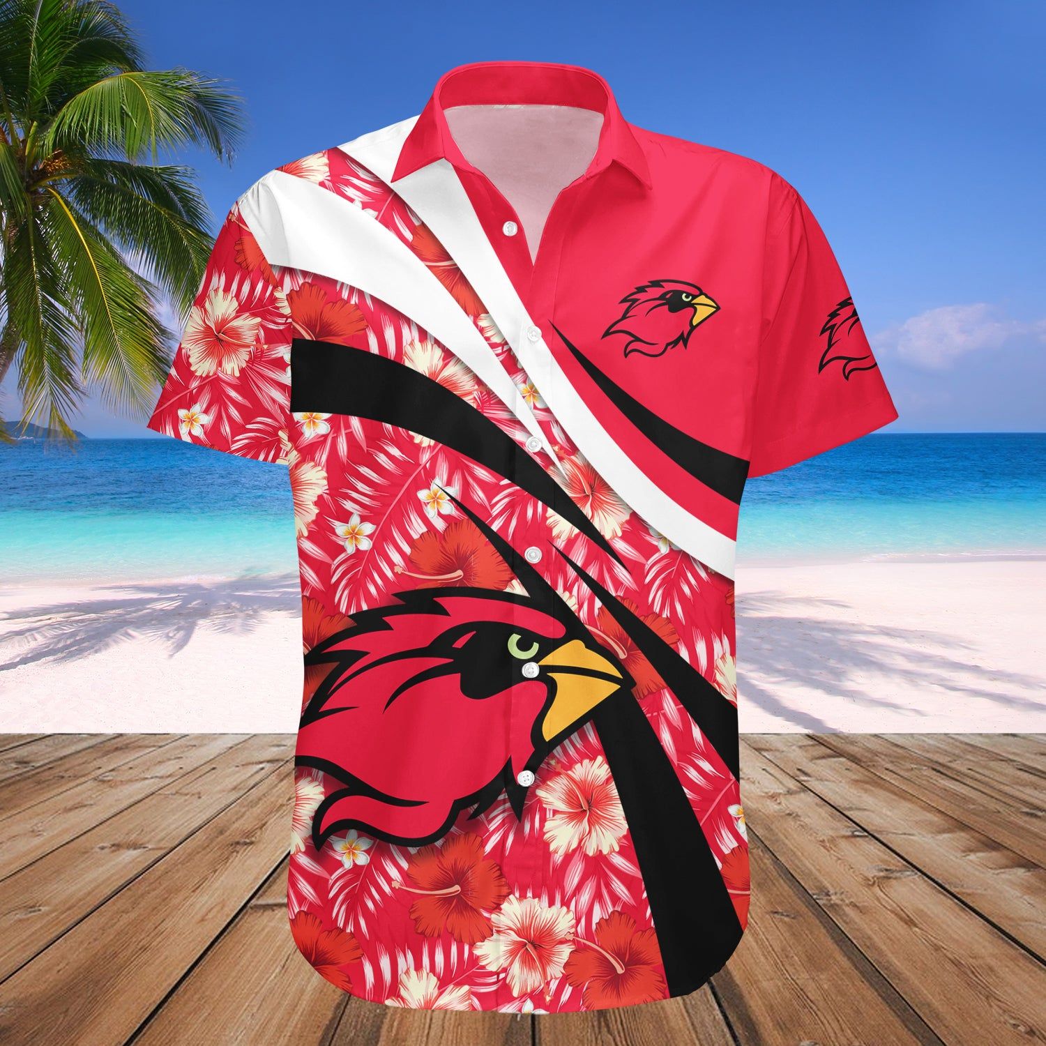 Lamar Cardinals Hawaii Shirt Hibiscus Sport Style – NCAA