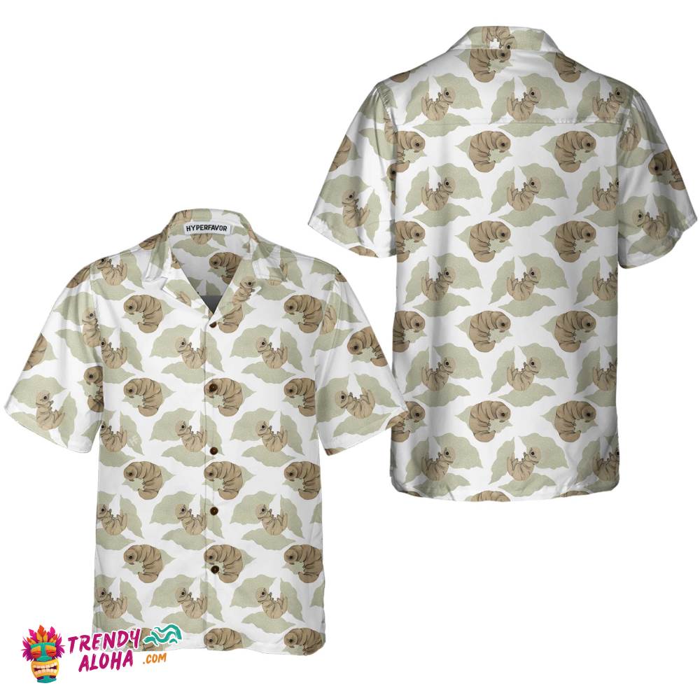 Larval Watercolor Pattern Hawaiian Shirt Larval Watercolor Pattern Hawaiian Shirt