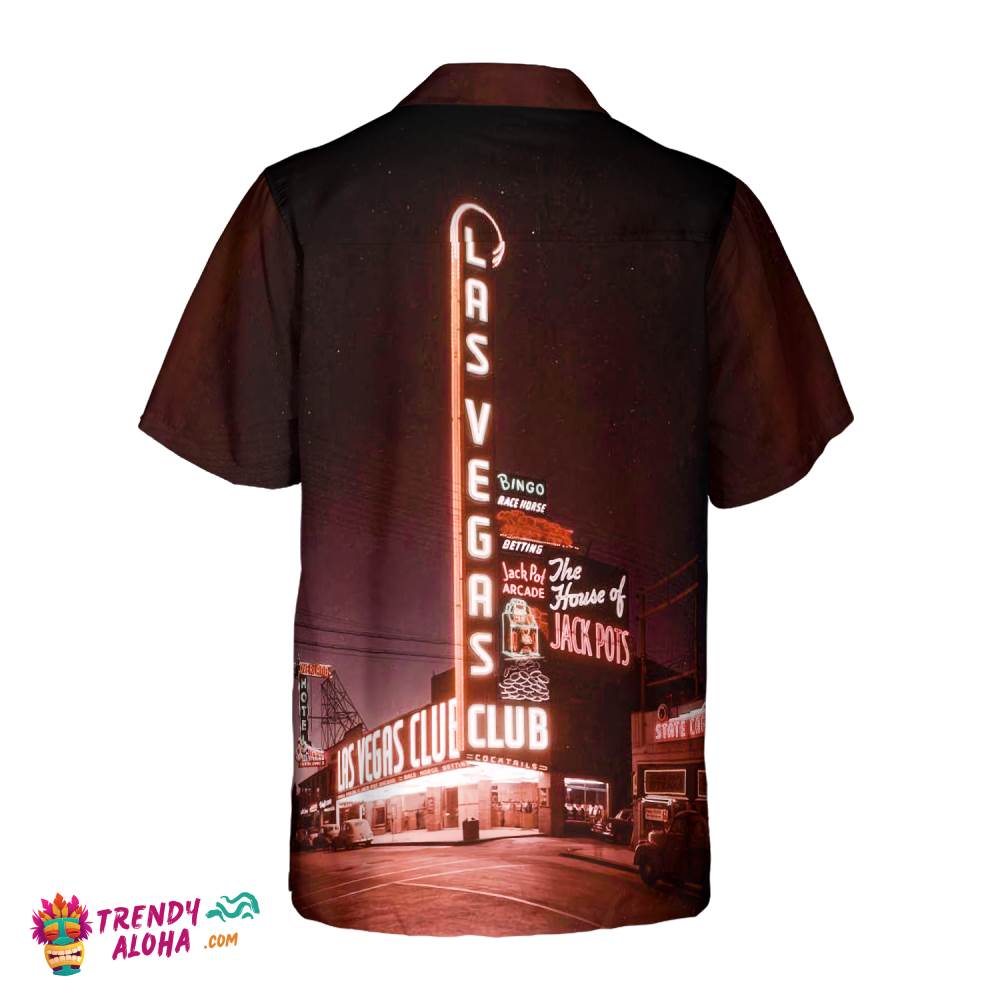 Las Vegas At Night Hawaiian Shirt