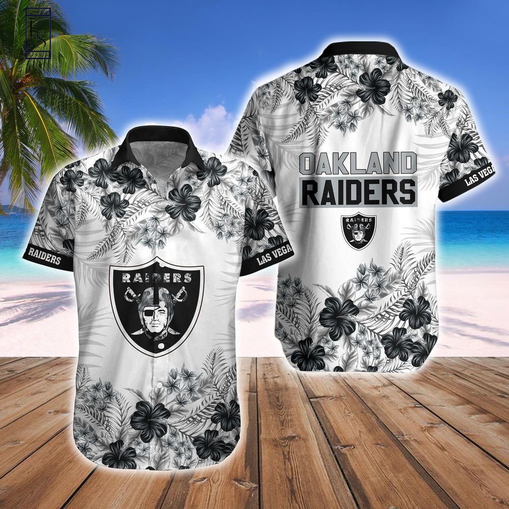 Las Vegas Raiders Hawaiian Shirt Short Combo Set Tropical Style
