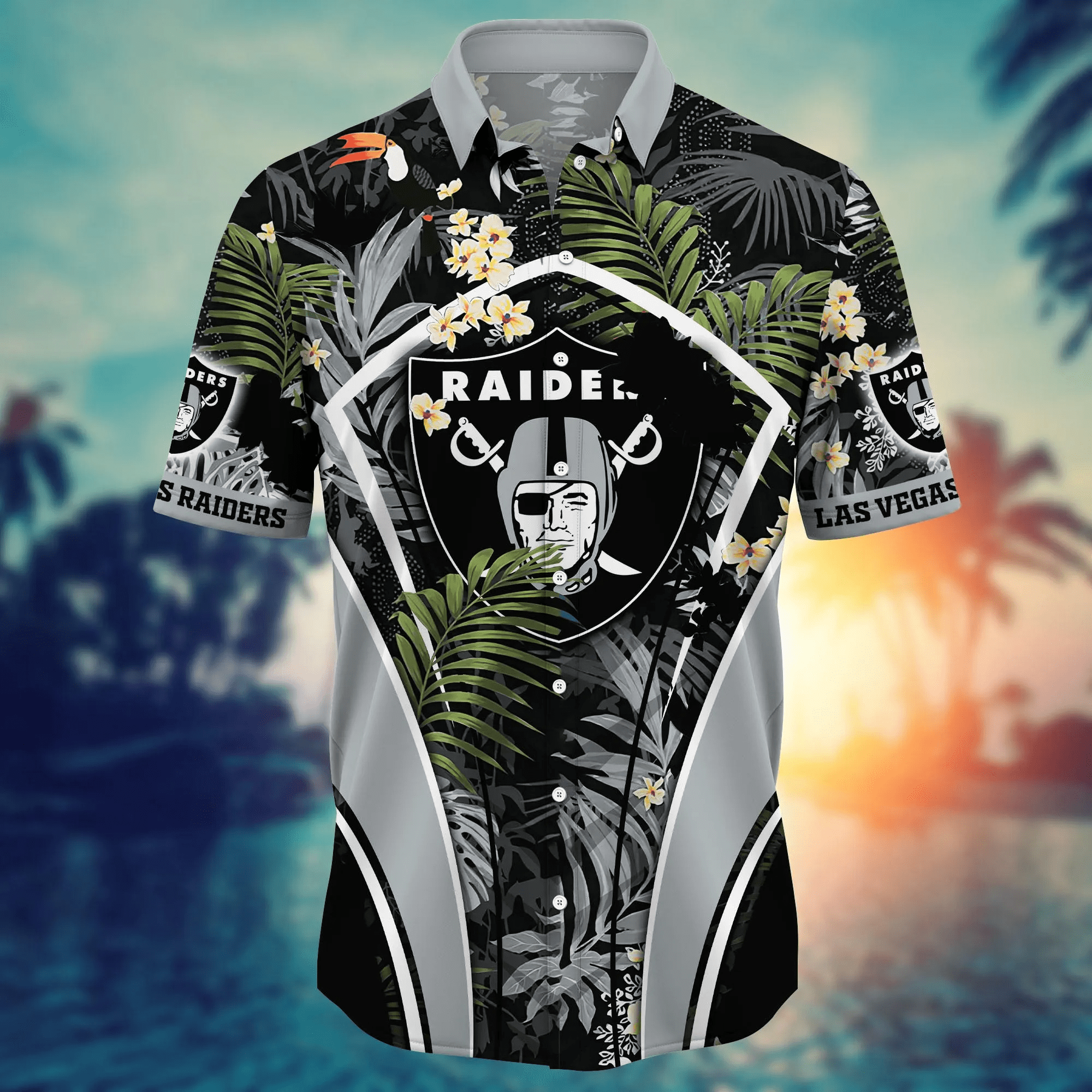 Las Vegas Raiders NFL Hawaiian Shirt Air Conditioning Aloha Shirt