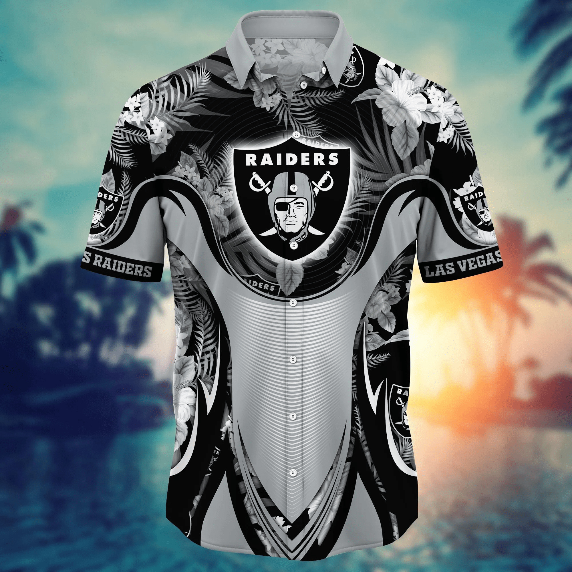 Las Vegas Raiders NFL Hawaiian Shirt Brightness Aloha Shirt