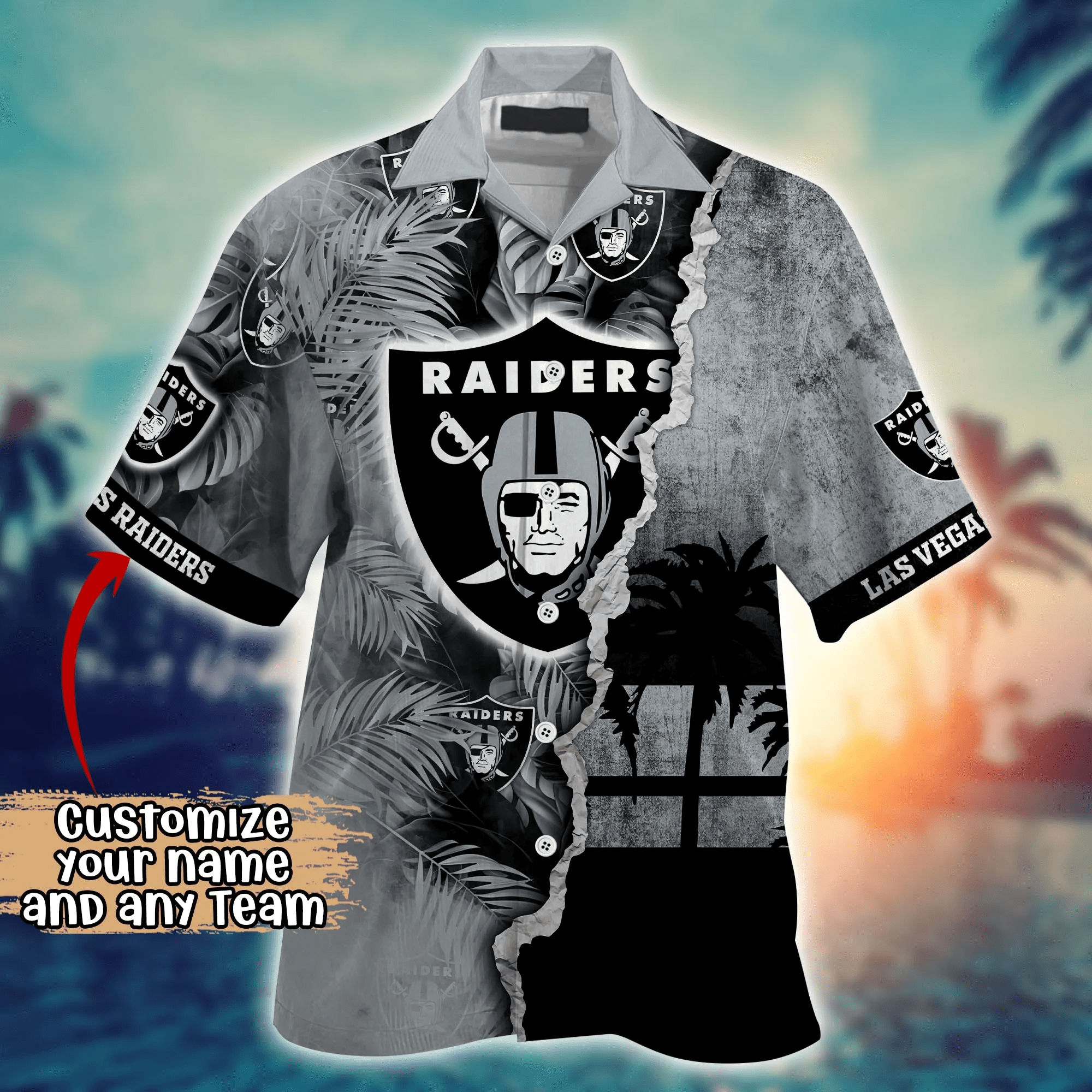 Las Vegas Raiders NFL Hawaiian Shirt Custom Lemonade Stands Aloha Shirt