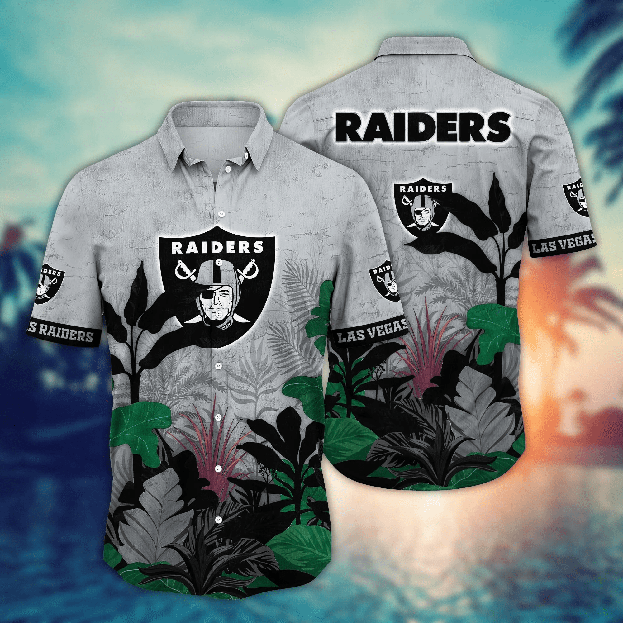 Las Vegas Raiders NFL Hawaiian Shirt Solstice Aloha Shirt