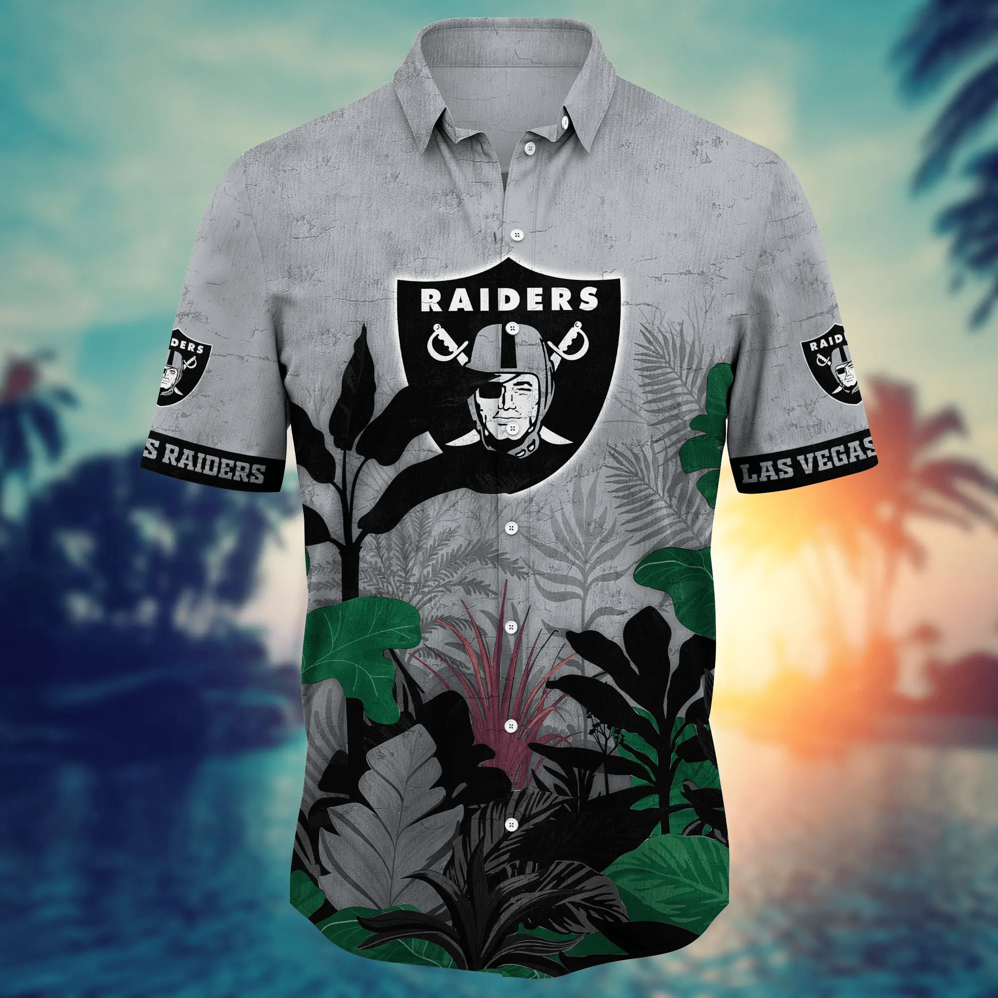 Las Vegas Raiders NFL Hawaiian Shirt Solstice Aloha Shirt