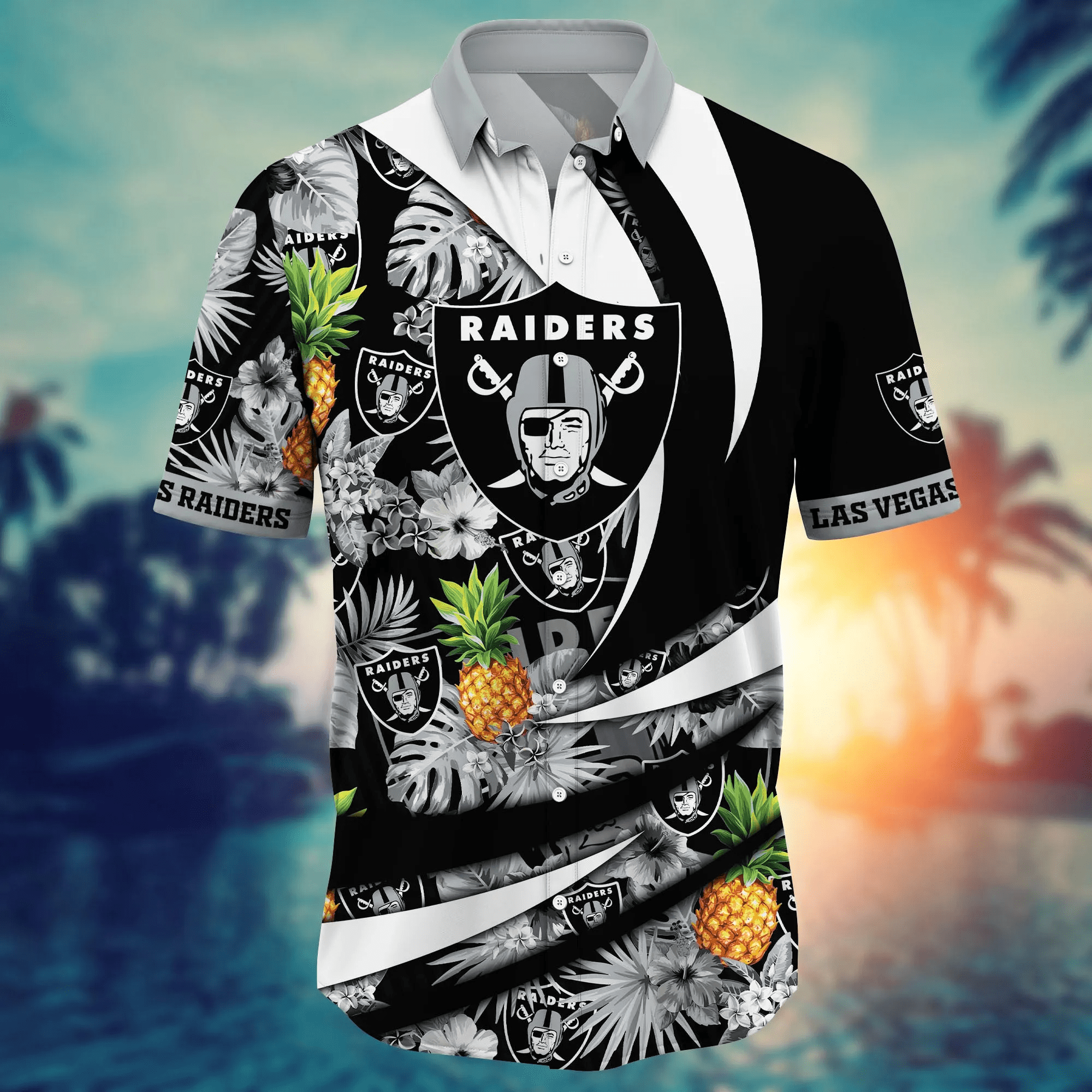 Las Vegas Raiders NFL Hawaiian Shirt Vacation Aloha Shirt