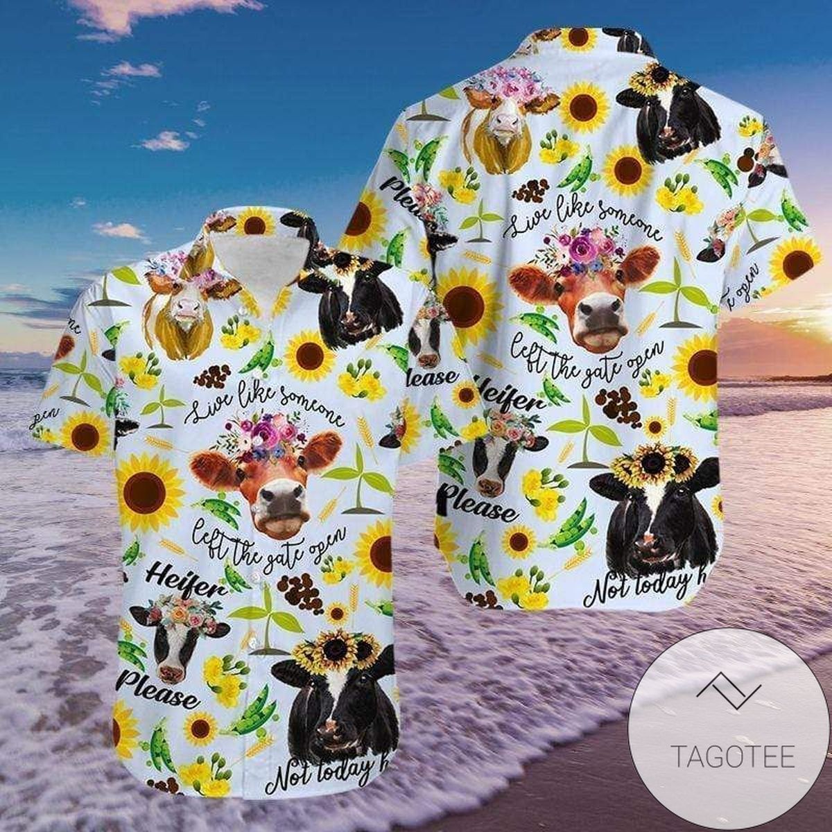 Laugh with the Funny Cow Farmer Hawaiian Shirt Unique Design
