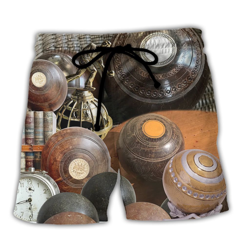Lawn Bowling The Legend Champion Never Die Trendy Aloha Hawaiian Beach Shorts Lawn Bowling The Legend Champion Never Die Trendy Aloha Hawaiian Beach Shorts