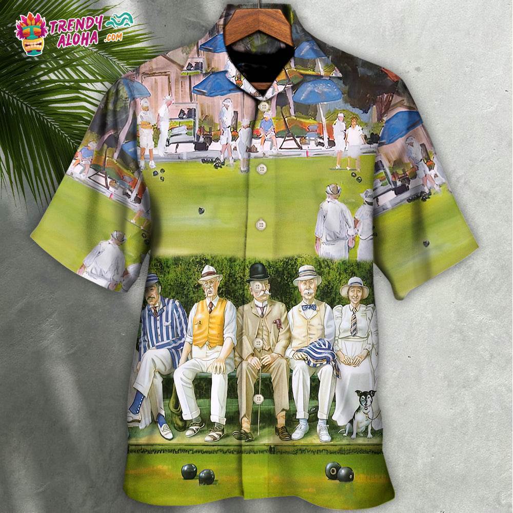 Lawn Bowling This Is My Family Hawaiian Shirt – Trendy Aloha